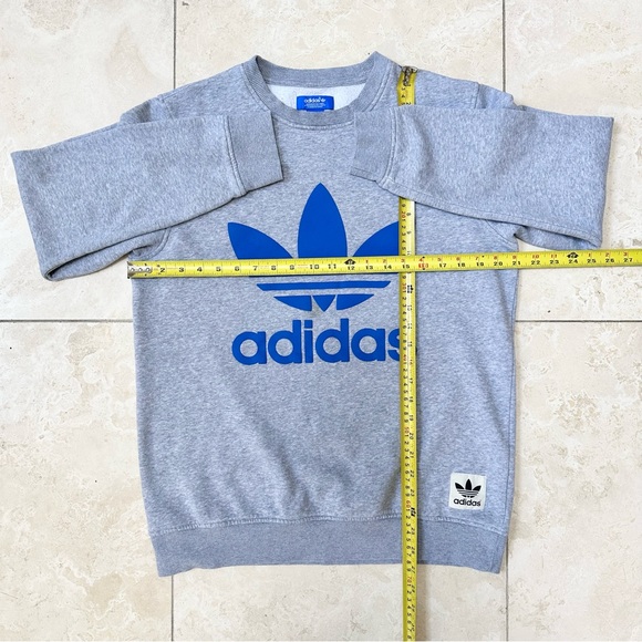 ADIDAS | ADICOLOR CLASSIC CREST LOGO TREFOIL CREWNECK SWEATSHIRT - Picture 8 of 12